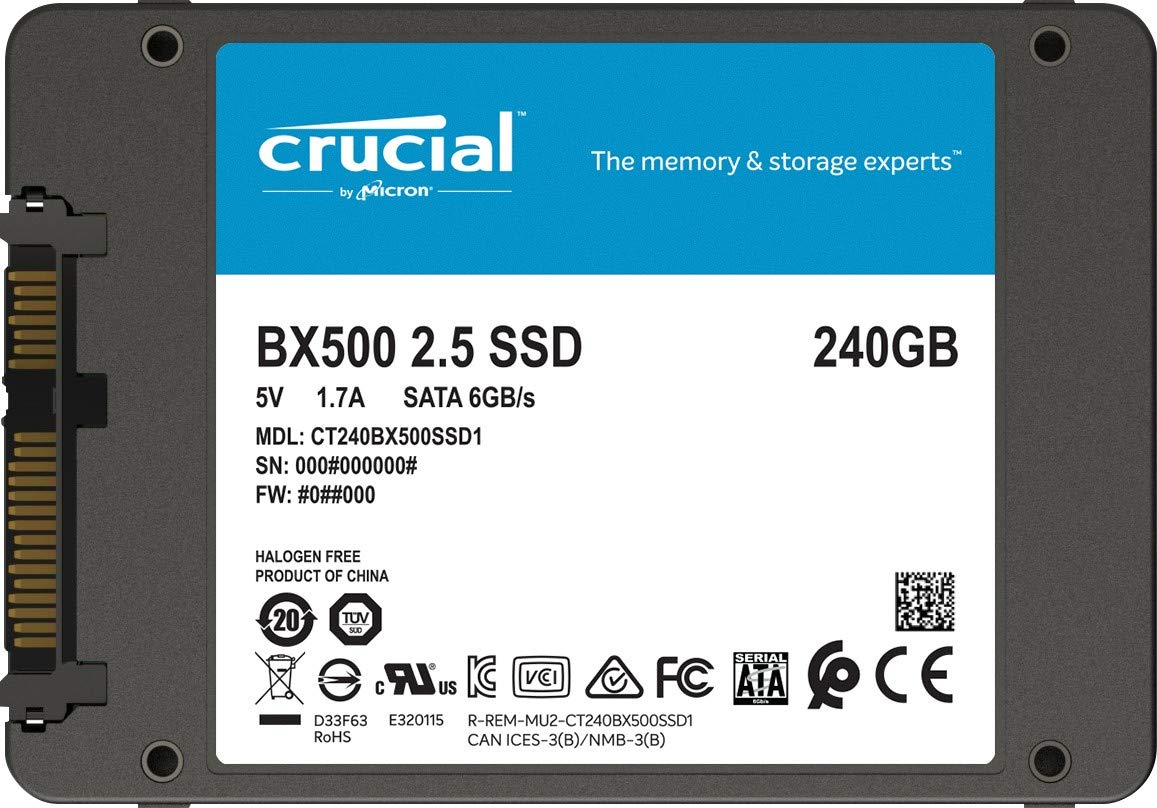 SSD Crucial 240gb BX500240 (CT240BK500SSD1)